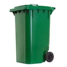 Carrinho Coletor de Lixo de 240lts Verde – Lar Plástico
