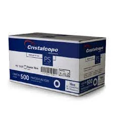Prato Descartável Raso nº 18 com 500 Pratos – Cristalcopo